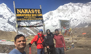 Annapurna Base Camp Trekking. 17 March 2018.