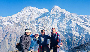 Ghorepani and Mardi Himala Trekking. 14 April 2018.