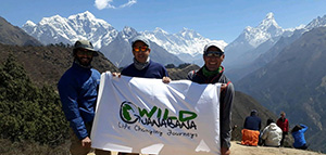 Everest Base Camp Trekking. 20 April 2018.
