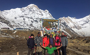 Annapurna Base Camp Trekking. 23 March 2018.
